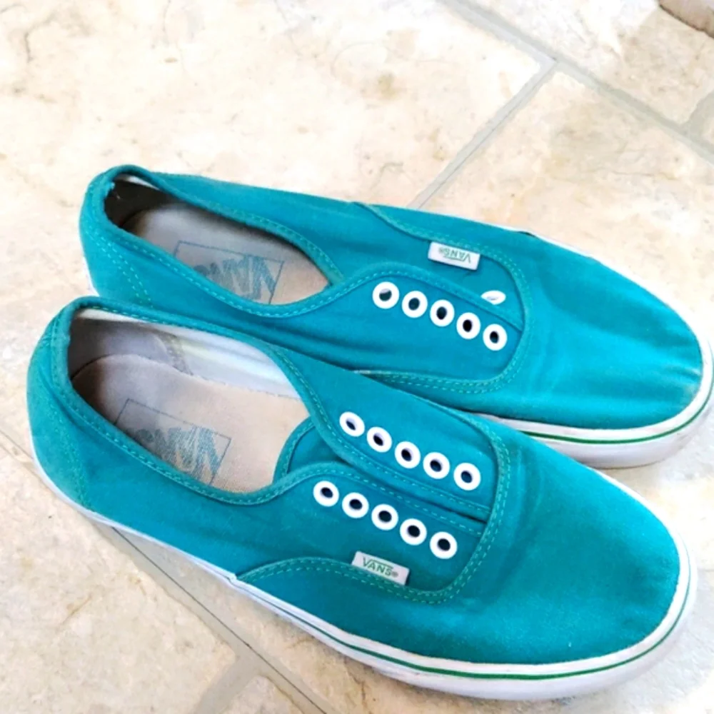 Turquoise Vans - Picture 2 of 6
